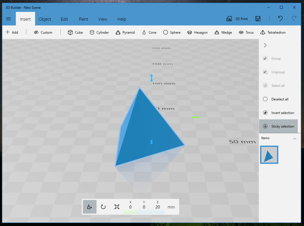 Move, Rotate, and Scale with the object panel and see the numerical values of these operations