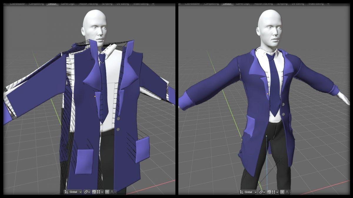 blender 3d clothes download
