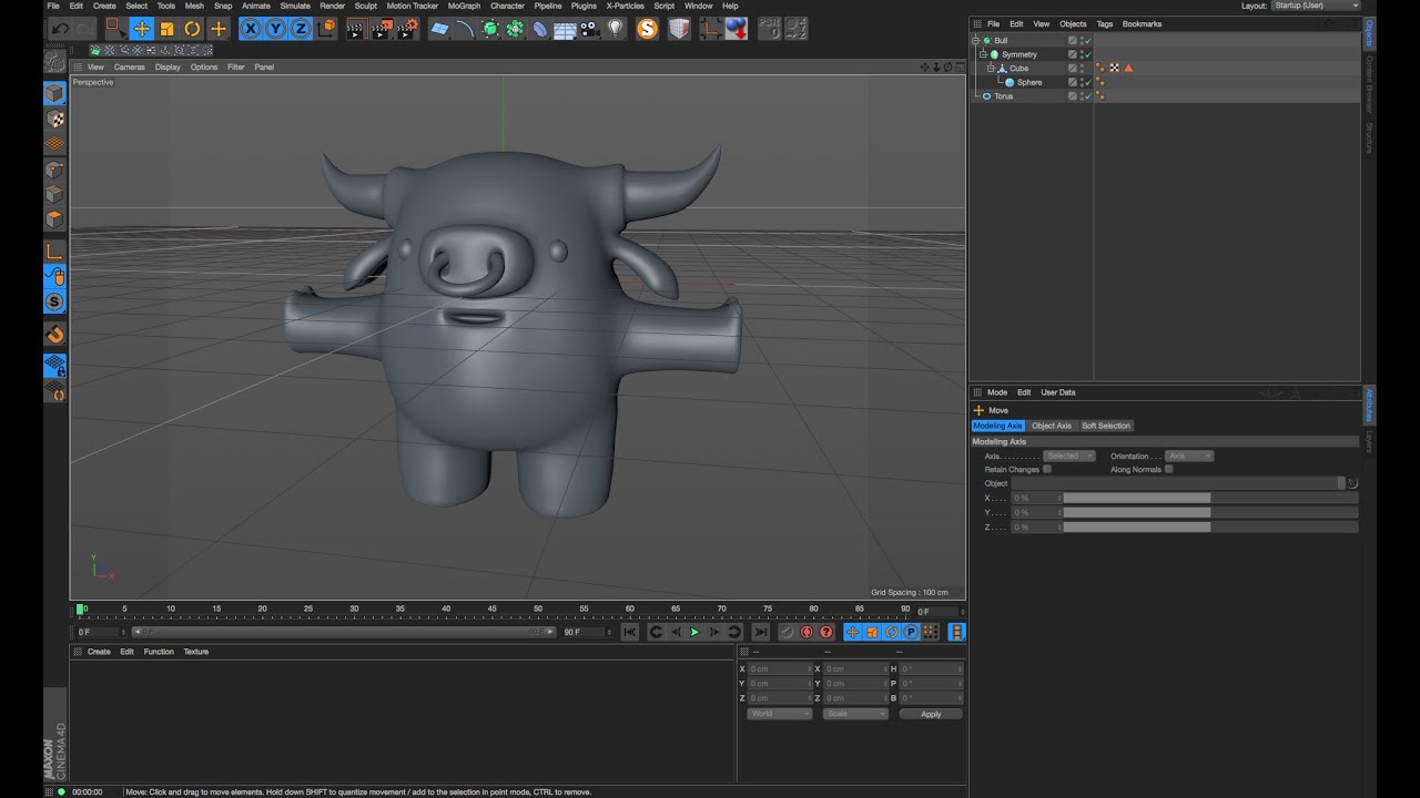 Cinema 4D Tutorial - Modeling a Character in Cinema 4D | Part 02 - YouTube